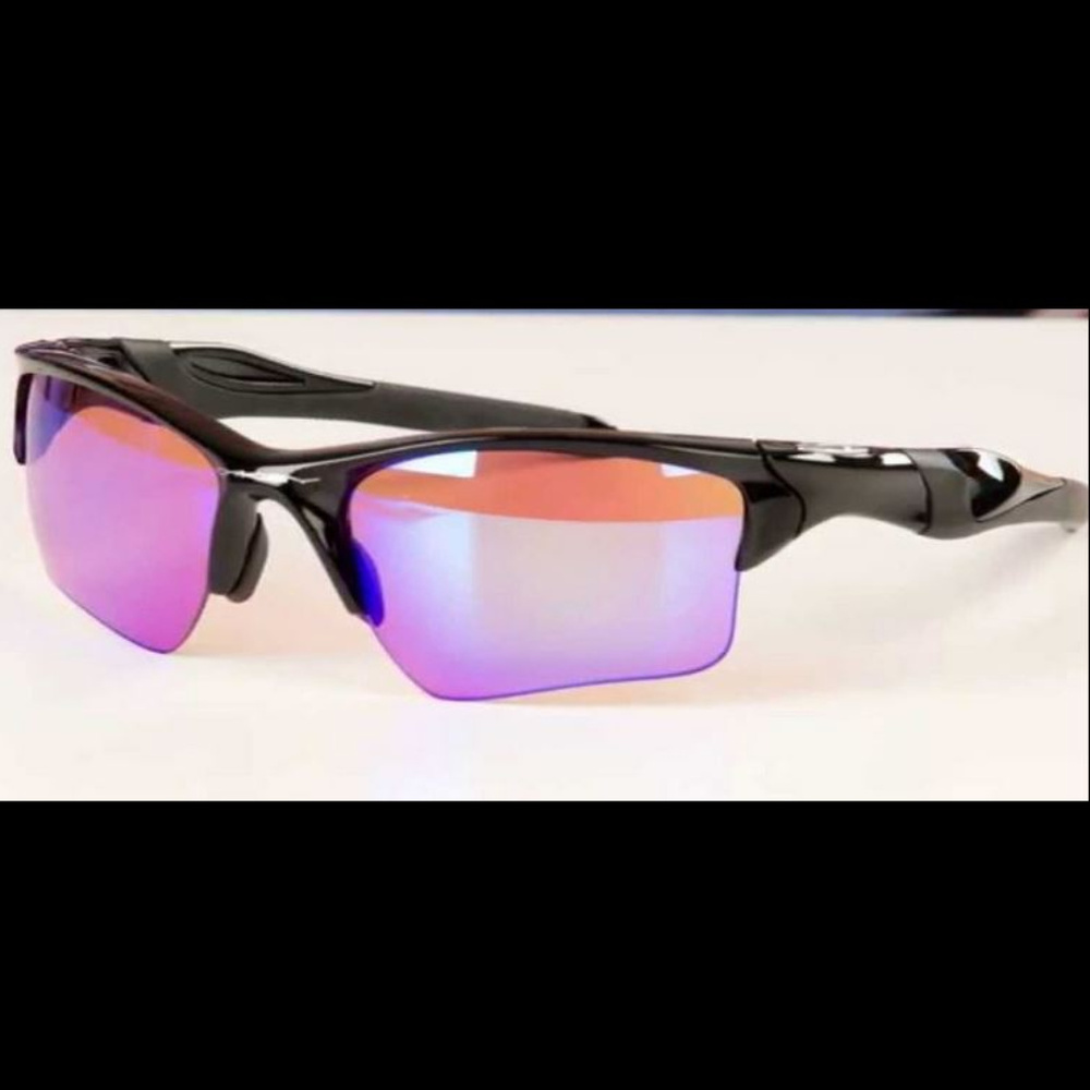 OAKLEY HALF JACKET 2.0 XL SUNGLASS POLISHED BLACK - Picture 1 of 3